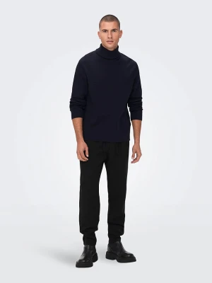 ONLY & SONS Golf "Phil" w kolorze granatowym rozmiar: XL