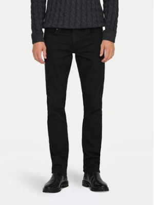 Only & Sons Jeansy Loom 22028637 Czarny Slim Fit