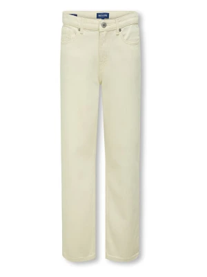 ONLY & SONS Junior Dżinsy "Edge" - Regular fit - w kolorze kremowym rozmiar: 158