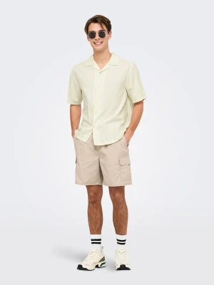 ONLY & SONS Koszula "Dilem" w kolorze kremowym rozmiar: L