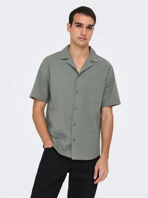 ONLY & SONS Koszula "Eye resort" w kolorze zielonym rozmiar: XXL