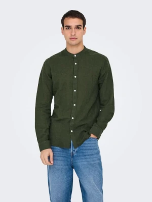 ONLY & SONS Koszula "Onscaiden" w kolorze zielonym rozmiar: L