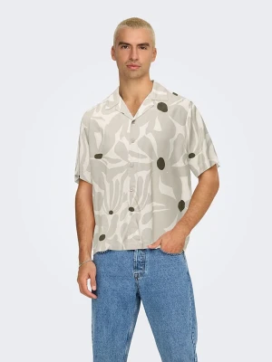 ONLY & SONS Koszula "Onsdash" - Regular fit - w kolorze beżowym rozmiar: S