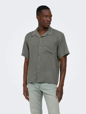 ONLY & SONS Koszula "Onslaurence" w kolorze szarym rozmiar: M