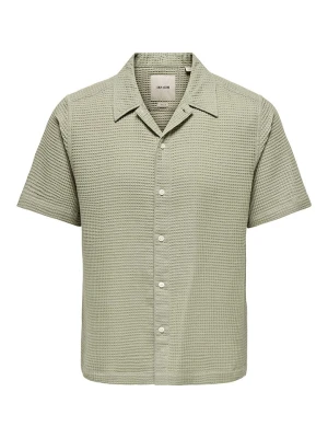 ONLY & SONS Koszula - Regular fit - w kolorze zielonym rozmiar: M