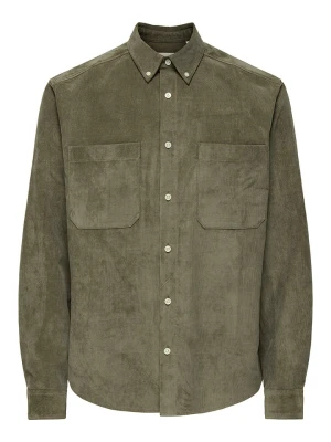ONLY & SONS Koszula sztruksowa "Alp" w kolorze khaki rozmiar: L