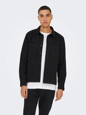 ONLY & SONS Koszula "Times" w kolorze czarnym rozmiar: L