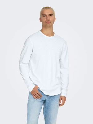 ONLY & SONS Koszulka "Benne" w kolorze białym rozmiar: M