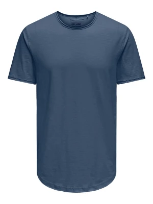 ONLY & SONS Koszulka "Benne" w kolorze granatowym rozmiar: L