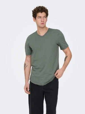 ONLY & SONS Koszulka "Benne" w kolorze zielonym rozmiar: S