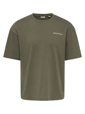 ONLY & SONS Koszulka "Caspian" w kolorze khaki rozmiar: XL