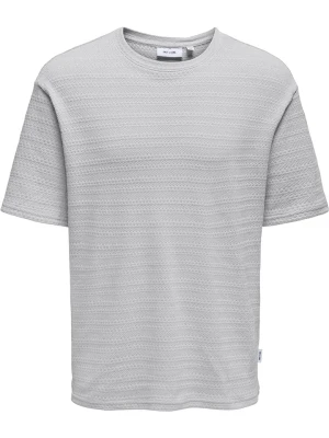 ONLY & SONS Koszulka "Givo" w kolorze szarym rozmiar: XXL