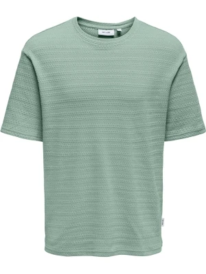 ONLY & SONS Koszulka "Givo" w kolorze zielonym rozmiar: S