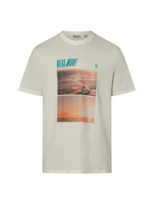 Only&Sons Koszulka męska - Cloud Dancer Mężczyźni Bawełna biały nadruk,