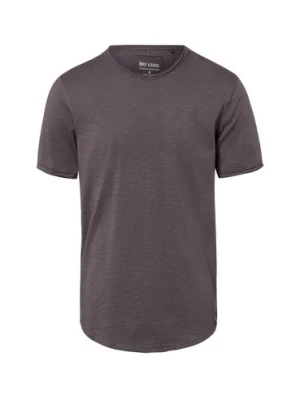 Only&Sons Koszulka męska - ONSBenne Longy Mężczyźni Bawełna beżowy jednolity,