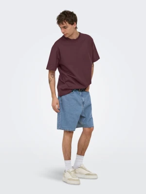 ONLY & SONS Koszulka "Onsfred" w kolorze bordowym rozmiar: M