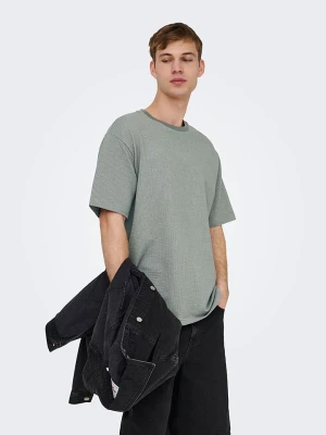 ONLY & SONS Koszulka "Onskian" w kolorze szarym rozmiar: XL