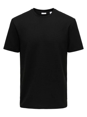 ONLY & SONS Koszulka "Onstrey" w kolorze czarnym rozmiar: XXL