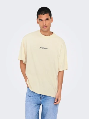 ONLY & SONS Koszulka w kolorze beżowym rozmiar: XL
