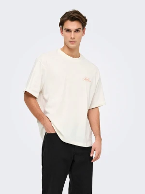 ONLY & SONS Koszulka w kolorze białym rozmiar: XL