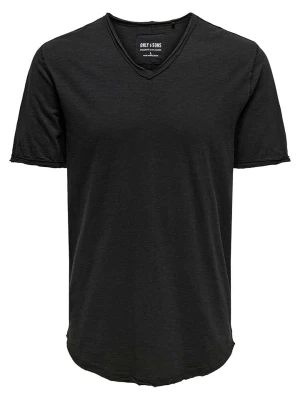ONLY & SONS Koszulka w kolorze czarnym rozmiar: XL