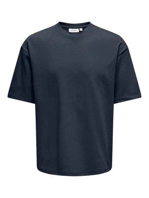 ONLY & SONS Koszulka w kolorze granatowym rozmiar: XL