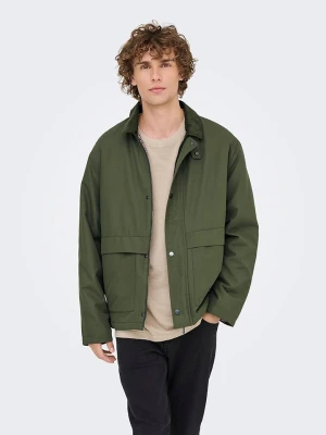 ONLY & SONS Kurtka przejściowa "Kosmo" w kolorze khaki rozmiar: XL