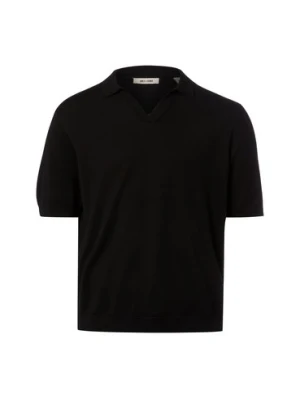 Only&Sons Męska koszula z dzianiny Mężczyźni Sztuczne włókno czarny jednolity,