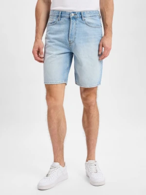 Only&Sons Męskie spodenki jeansowe Noos Mężczyźni Bawełna niebieski jednolity,