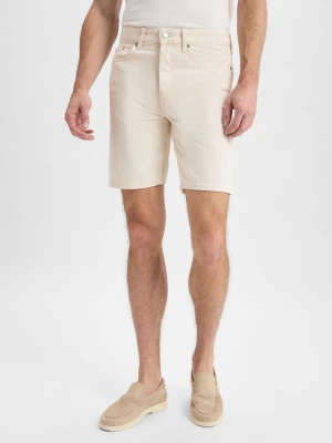 Only&Sons Męskie szorty dżinsowe Mężczyźni Bawełna beżowy jednolity,