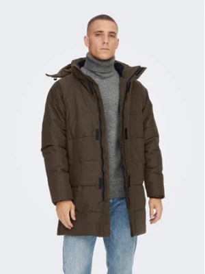 Only & Sons Płaszcz zimowy 22020156 Brązowy Regular Fit