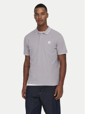 Only & Sons Polo Fletcher 22024827 Fioletowy Regular Fit