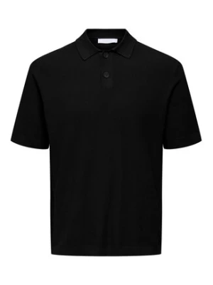 Only & Sons Polo Tony 22033571 Czarny Regular Fit