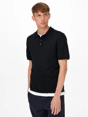 Only & Sons Polo Wyler 22022219 Granatowy Regular Fit