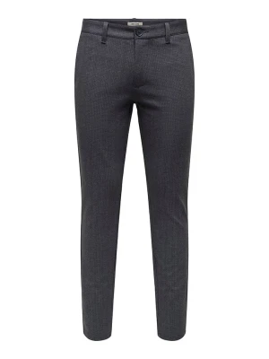 ONLY & SONS Spodnie chino "Mark" - Slim fit - w kolorze granatowym rozmiar: W30/L32