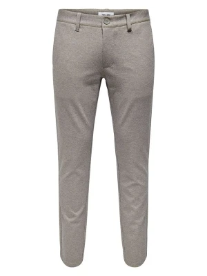 ONLY & SONS Spodnie chino w kolorze szarym rozmiar: W28/L30