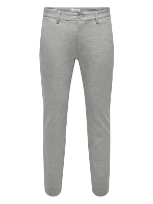 ONLY & SONS Spodnie chino w kolorze szarym rozmiar: W28/L30