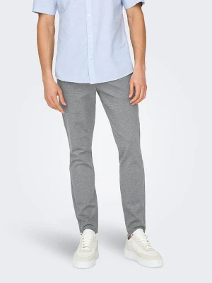 ONLY & SONS Spodnie chino w kolorze szarym rozmiar: W31/L30