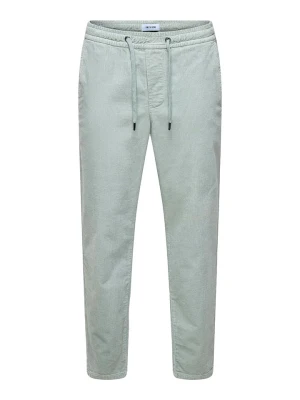 ONLY & SONS Spodnie sztruksowe "Linus" w kolorze błękitnym rozmiar: L