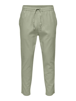 ONLY & SONS Spodnie w kolorze khaki rozmiar: XL