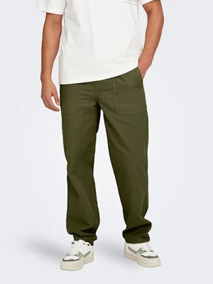 ONLY & SONS Spodnie w kolorze khaki rozmiar: XL