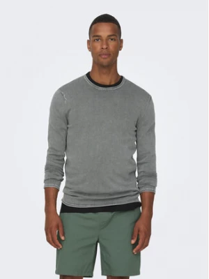 Only & Sons Sweter 22006806 Szary Regular Fit