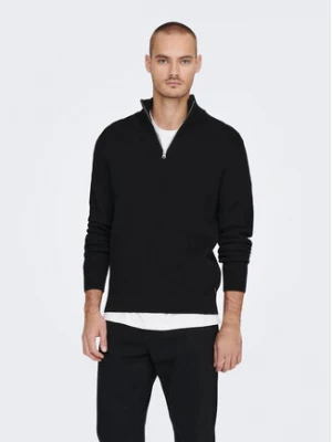 Only & Sons Sweter 22023210 Czarny Regular Fit