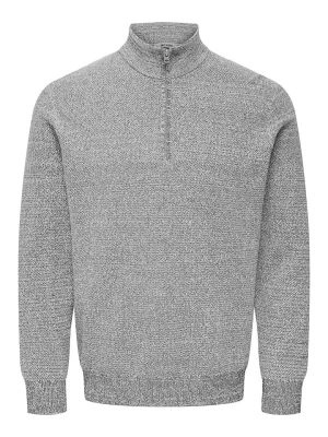 ONLY & SONS Sweter "Claus" w kolorze jasnoszarym rozmiar: L