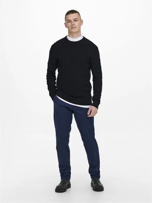 ONLY & SONS Sweter "Phil" w kolorze czarnym rozmiar: XS