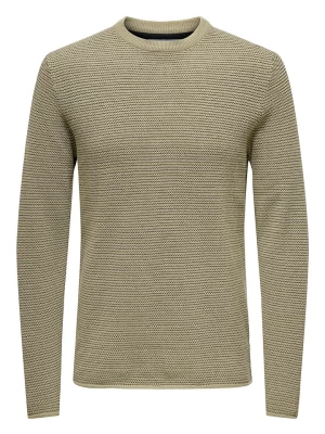 ONLY & SONS Sweter w kolorze beżowym rozmiar: XXL