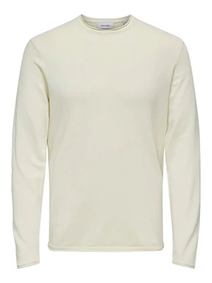 ONLY & SONS Sweter w kolorze beżowym rozmiar: M