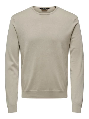 ONLY & SONS Sweter "Wyler" w kolorze beżowym rozmiar: XL