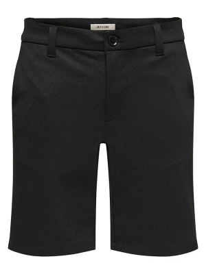 ONLY & SONS Szorty chino "Onsthor" w kolorze czarnym rozmiar: L