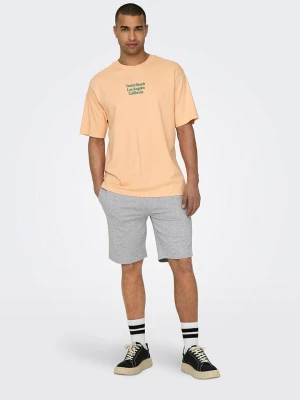 ONLY & SONS Szorty dresowe "Neil" w kolorze szarym rozmiar: M